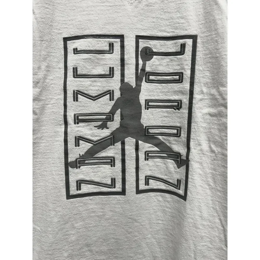 Vintage Y2K Jordan Sleeveless White Graphic Tank Top